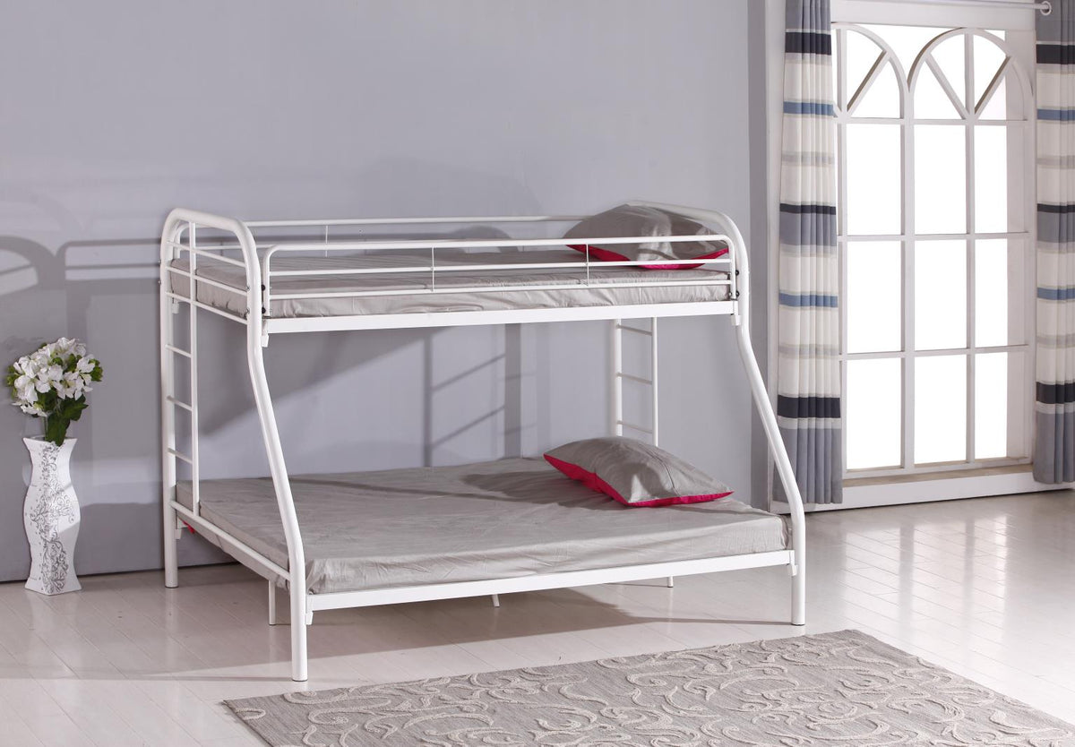 White T/F Bunk Bed