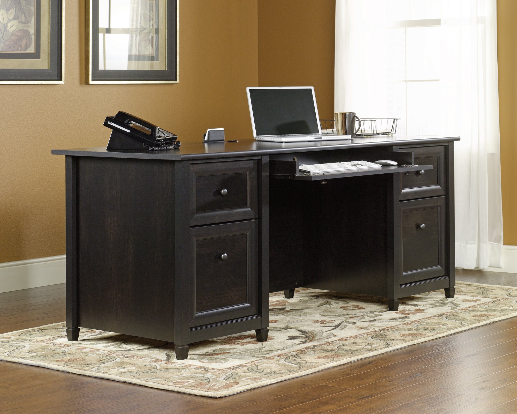 Edge Water  Executive Desk Estate Black