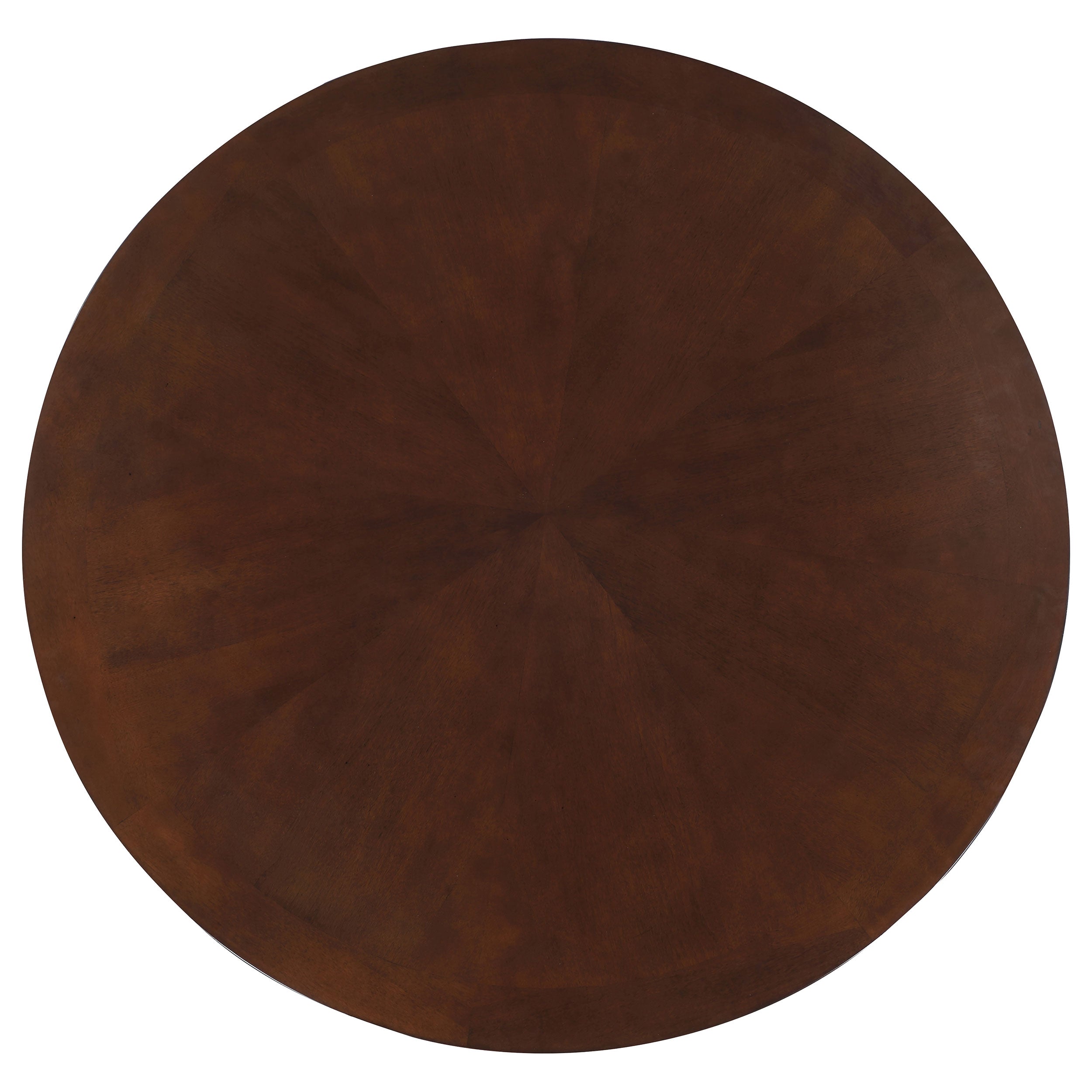 Coaster Marietta Round Wooden Game Table Tobacco Default Title