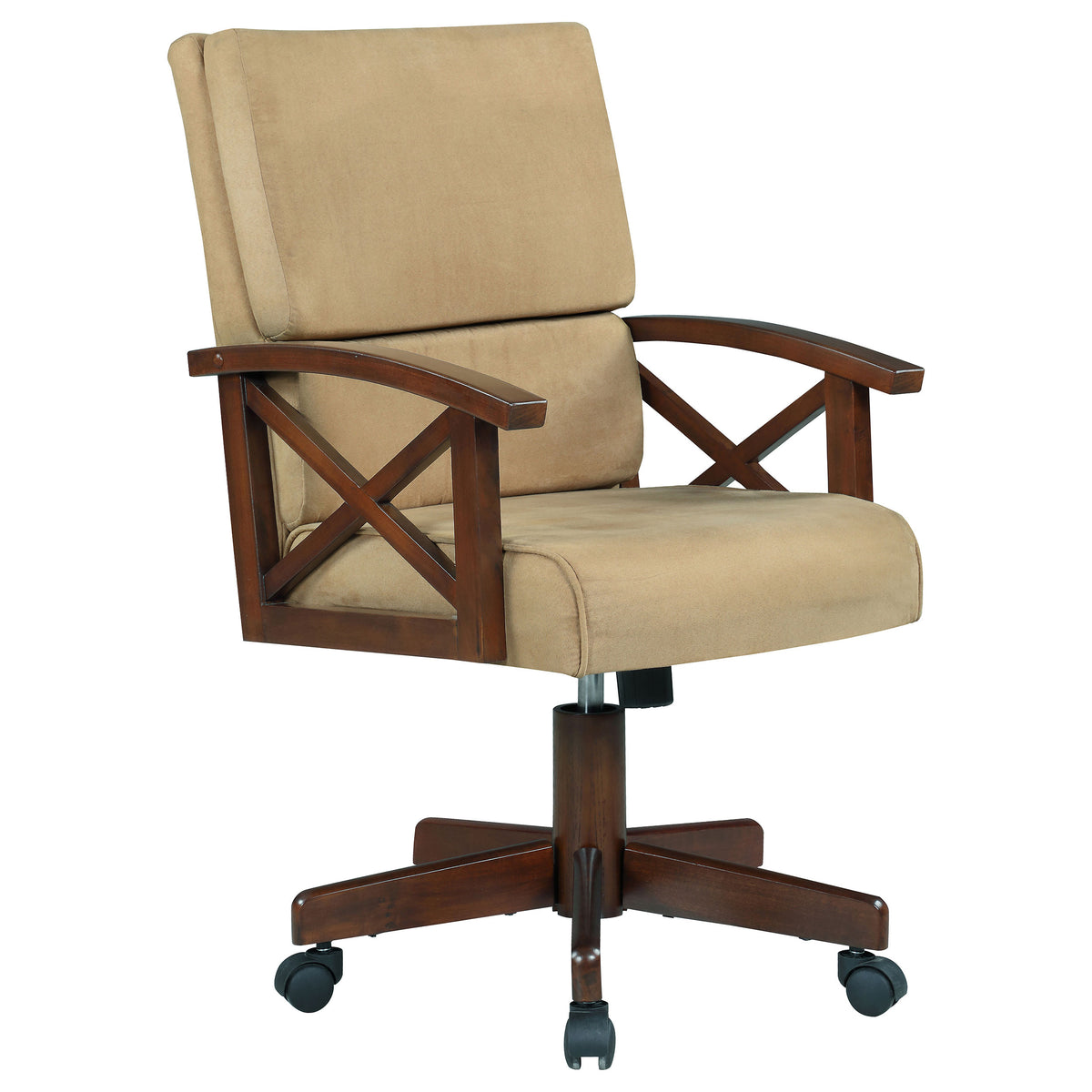 Coaster Marietta Upholstered Game Chair Tobacco and Tan Default Title