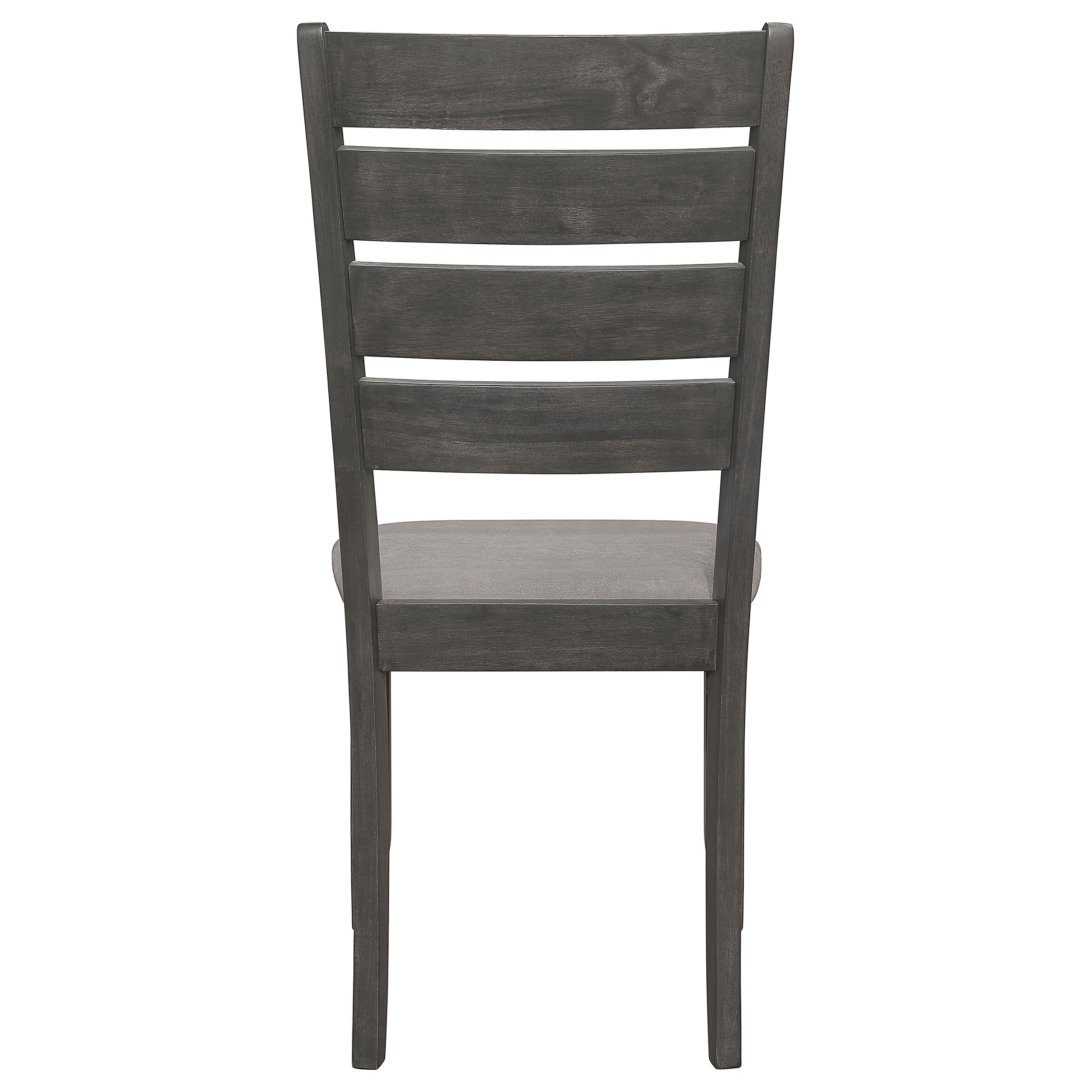 Coaster Dalila Ladder Back Side Chair (Set of 2) Grey and Dark Grey Default Title