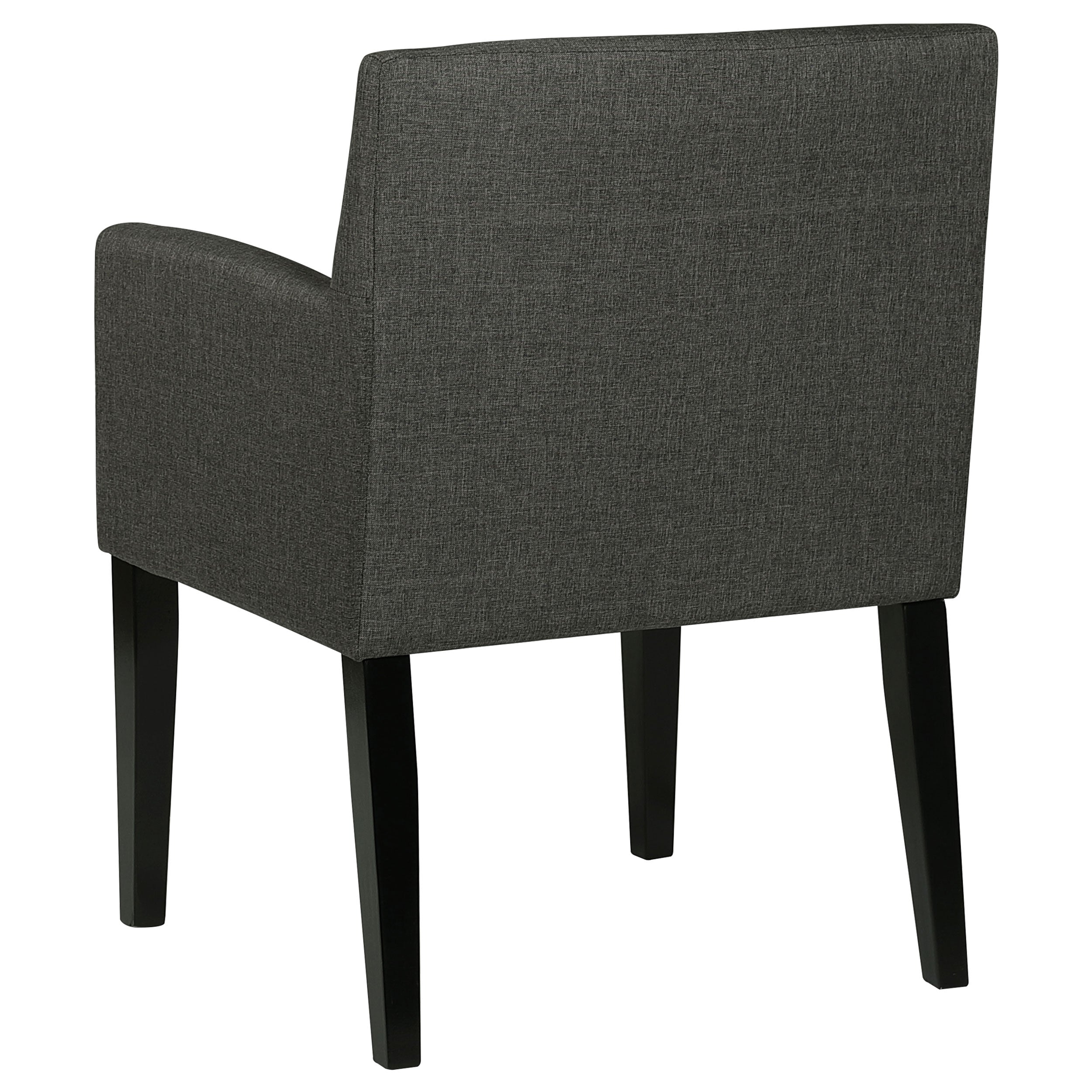 Coaster Catherine Upholstered Dining Arm Chair Charcoal Grey and Black (Set of 2) Default Title