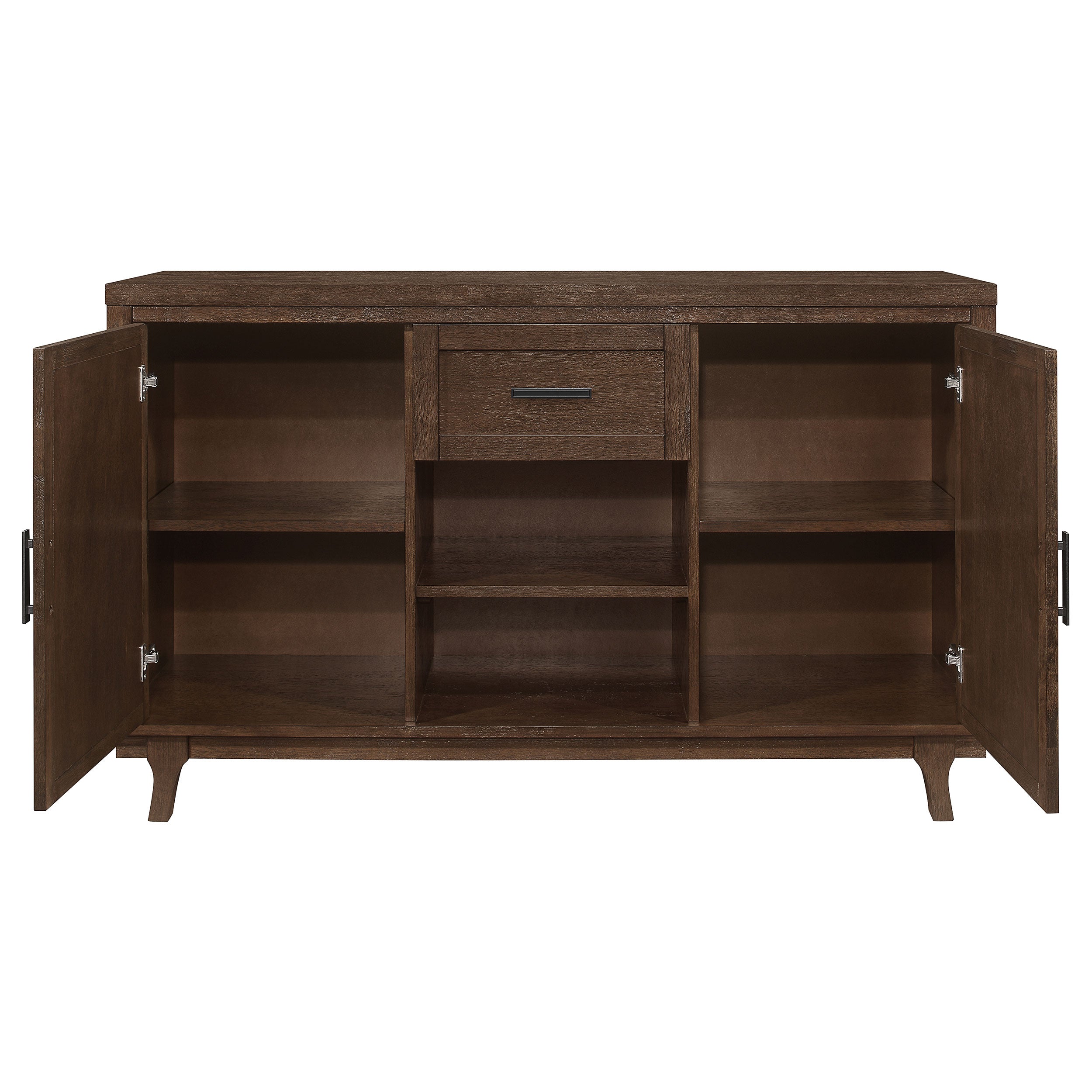 Coaster Reynolds 2-door Dining Sideboard Server Brown Oak Default Title