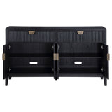 Coaster Brookmead 2-drawer Sideboard Buffet with Storage Cabinet Black Default Title