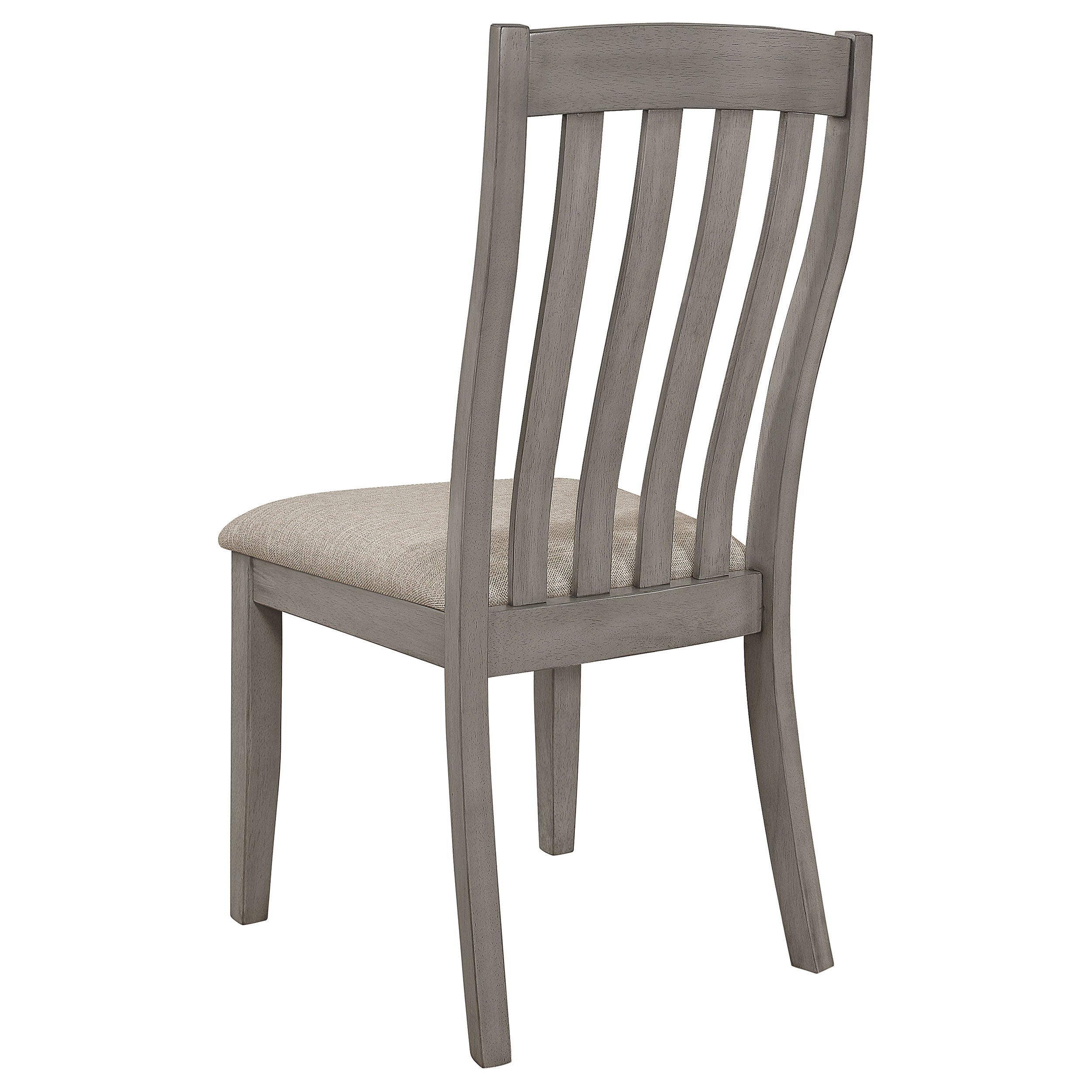 Coaster Nogales Slat Back Side Chairs Coastal Grey (Set of 2) Default Title