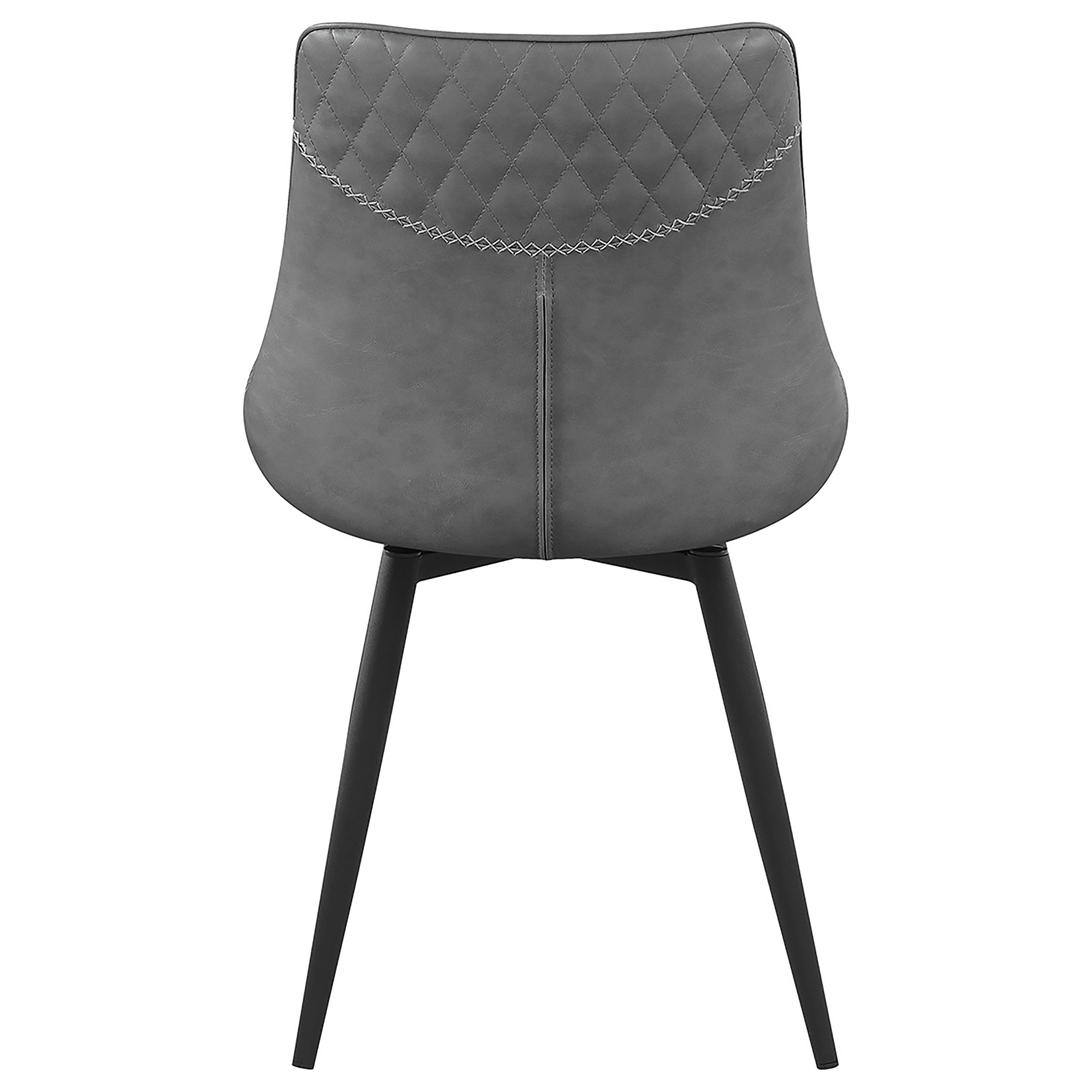 Coaster Brassie Upholstered Side Chairs Grey (Set of 2) Default Title