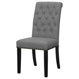 Coaster Alana Upholstered Tufted Side Chairs with Nailhead Trim (Set of 2) Default Title