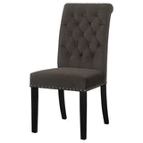 Coaster Alana Upholstered Tufted Side Chairs with Nailhead Trim (Set of 2) Default Title