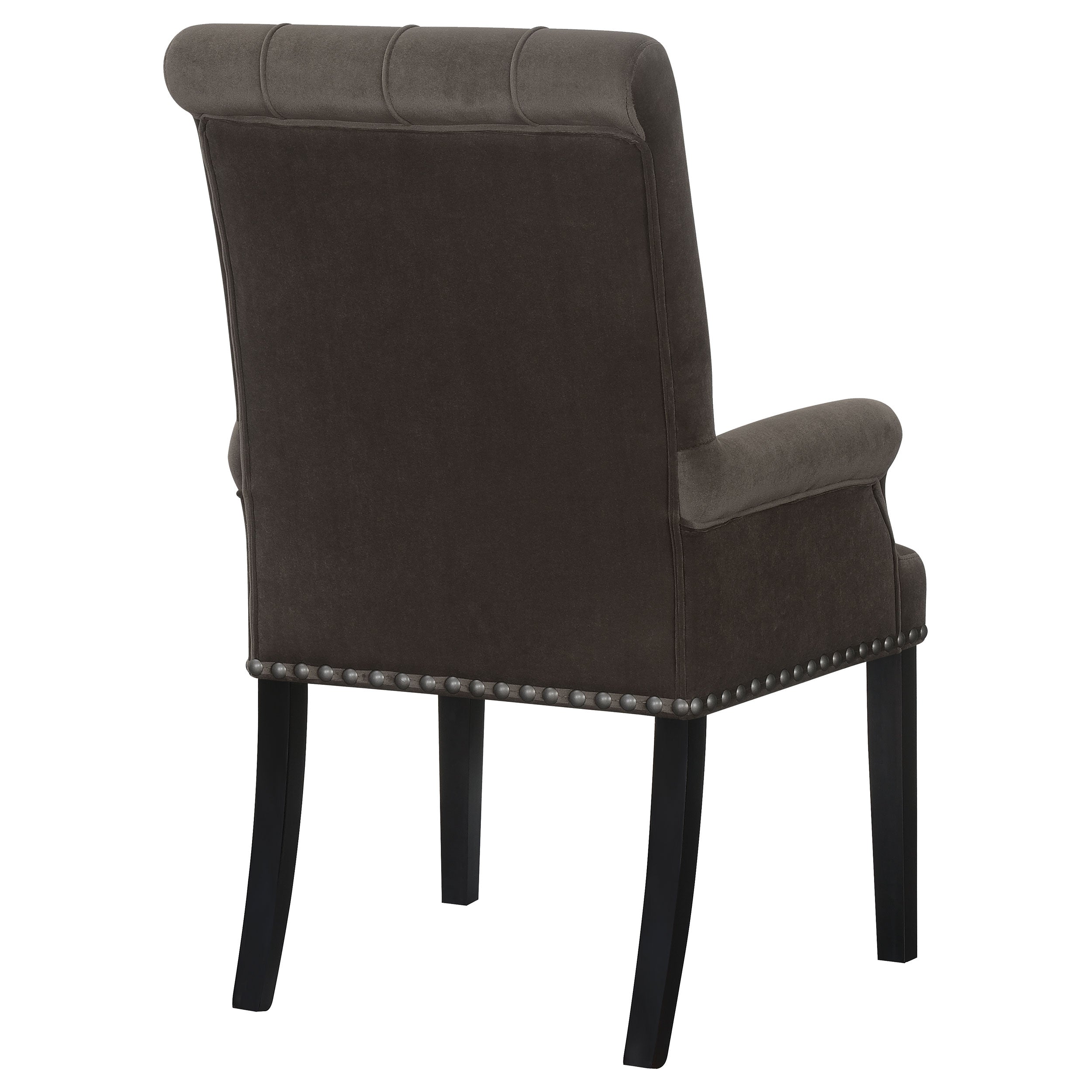 Coaster Alana Upholstered Tufted Arm Chair with Nailhead Trim Default Title