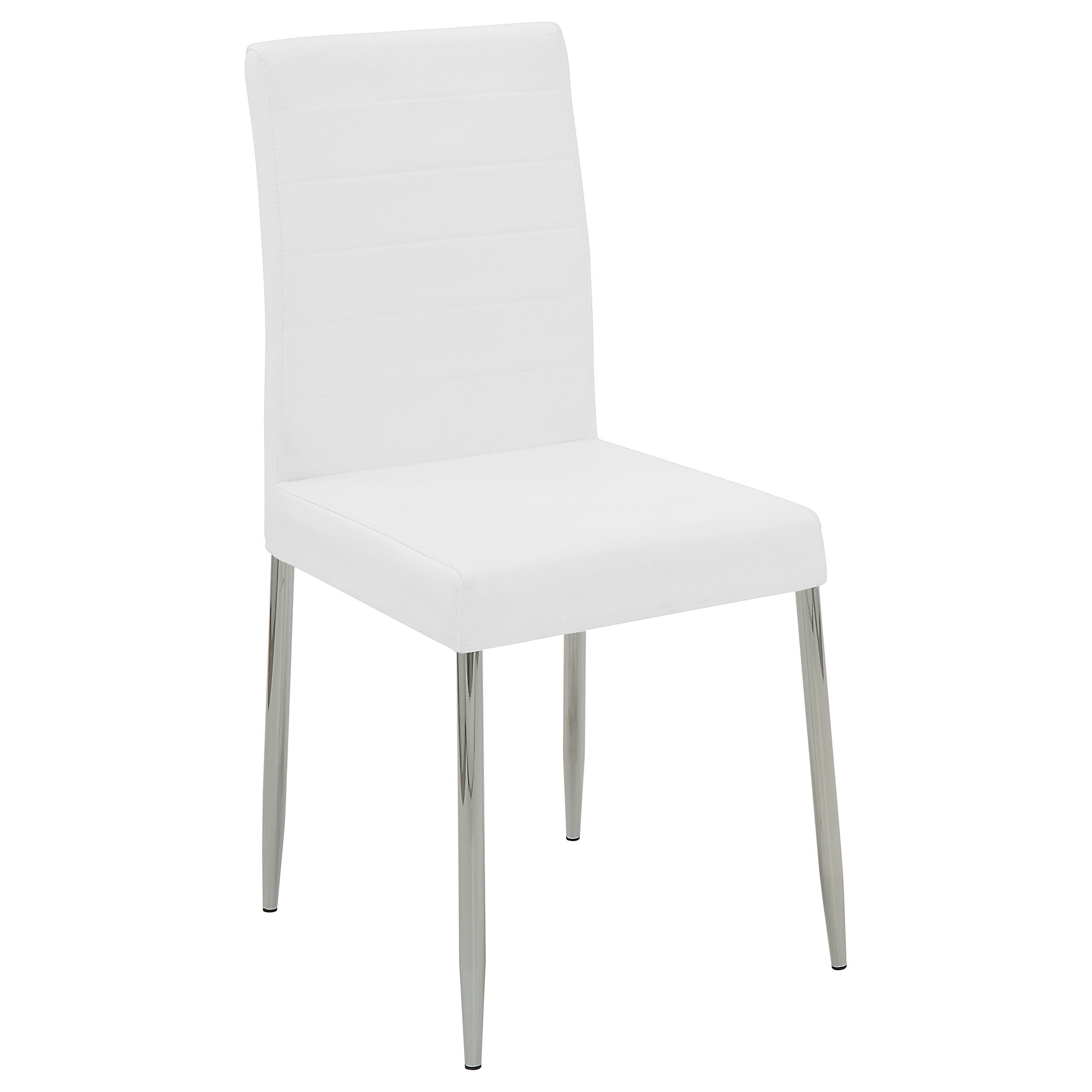 Coaster Maston Upholstered Dining Chairs Black (Set of 4) White