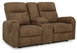 Edenwold DBL Rec Loveseat w/Console