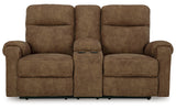 Edenwold DBL Rec Loveseat w/Console