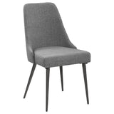 Coaster Alan Upholstered Dining Chairs Grey (Set of 2) Default Title