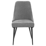 Coaster Alan Upholstered Dining Chairs Grey (Set of 2) Default Title