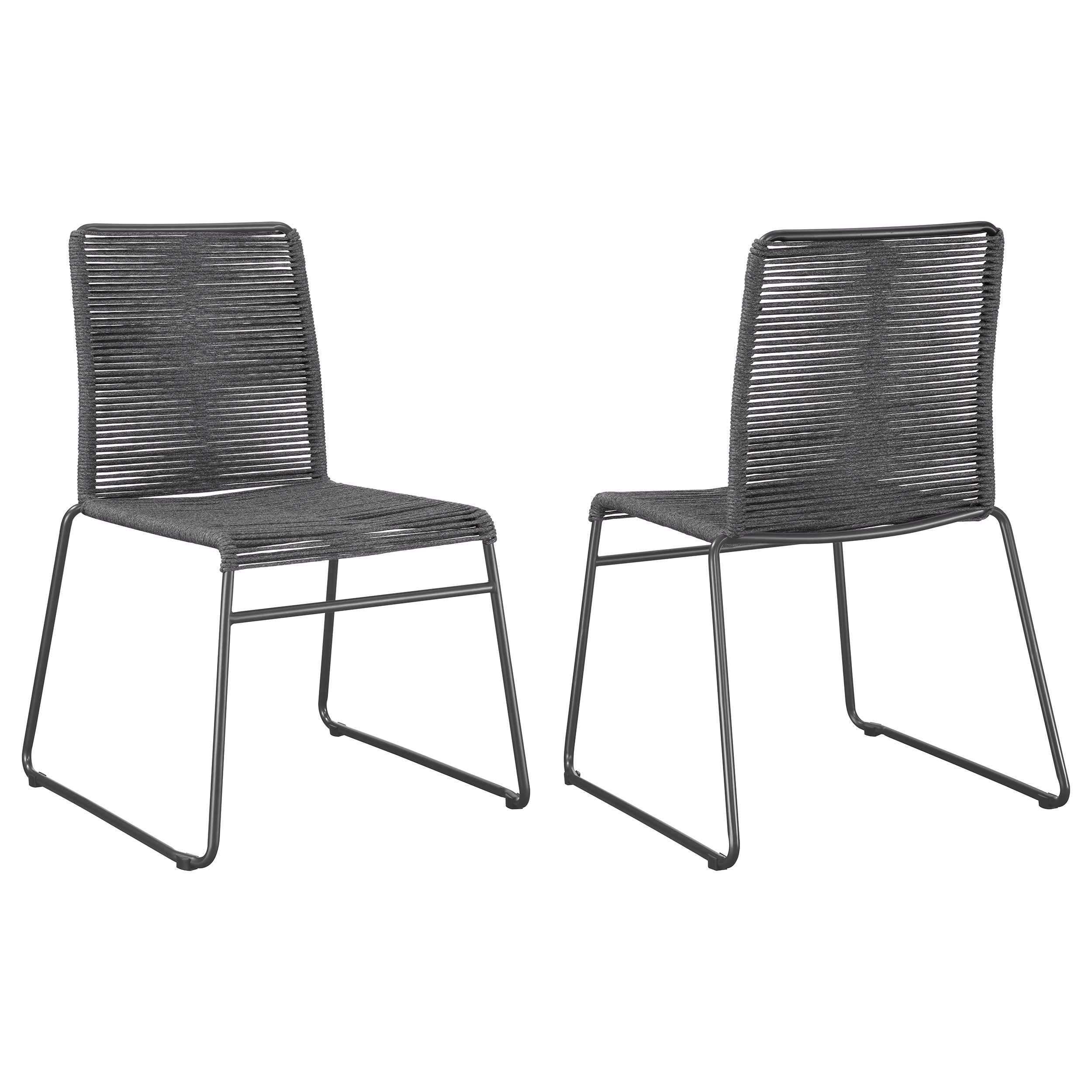 Coaster Jerome Upholstered Stackable Side Chairs (Set of 2) Default Title