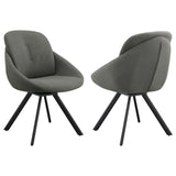 Coaster Mina Upholstered Swivel Padded Side Chairs (Set of 2) Default Title