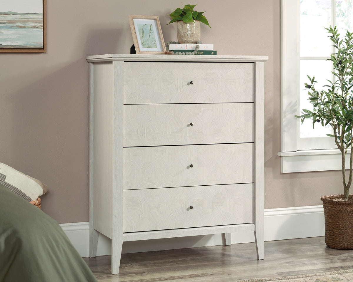 Larkin Ledge 4-Drawer Chest/Dresser in Glacier Oak