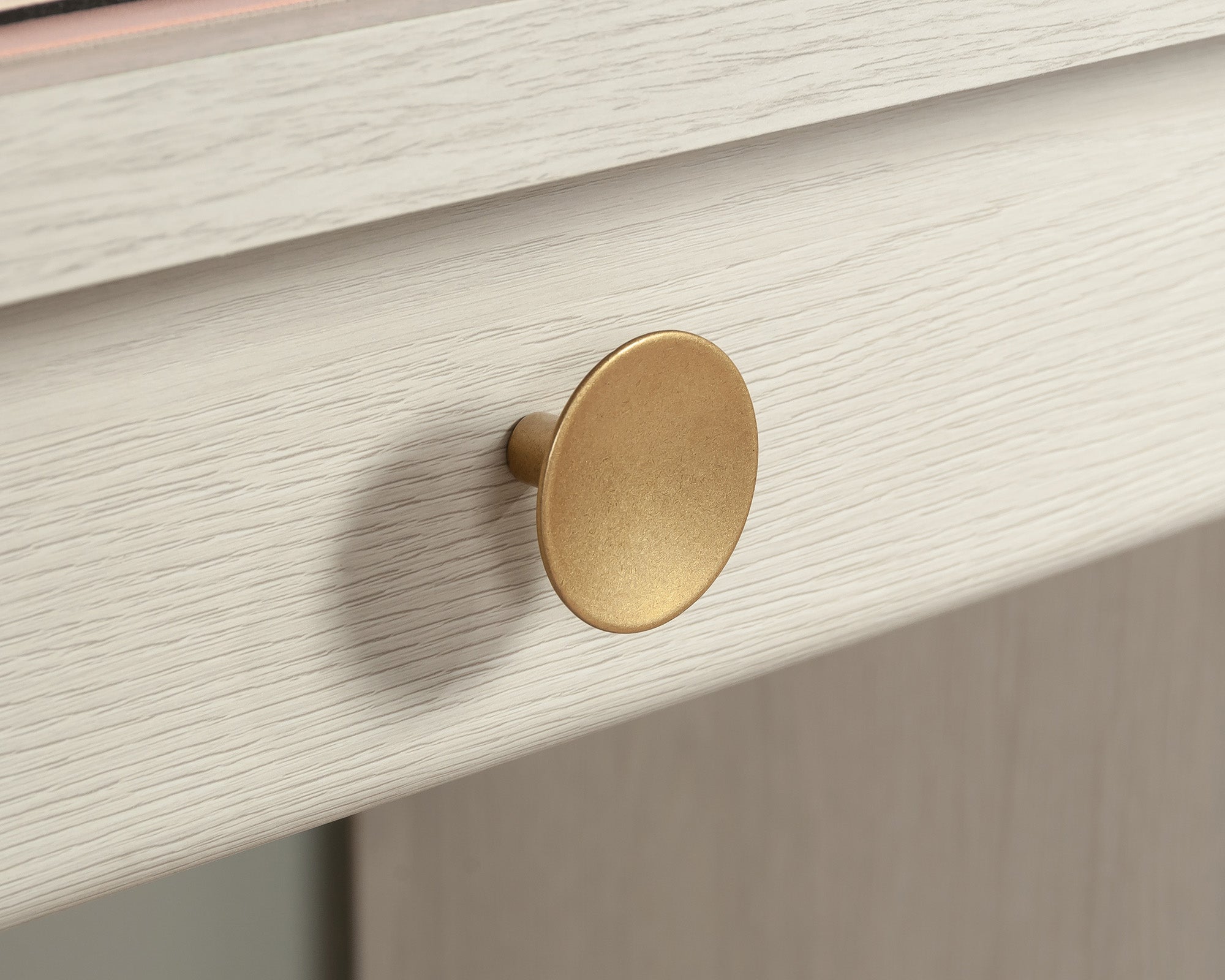 Dover Edge  Computer Desk with Drawers in Glacier Oak