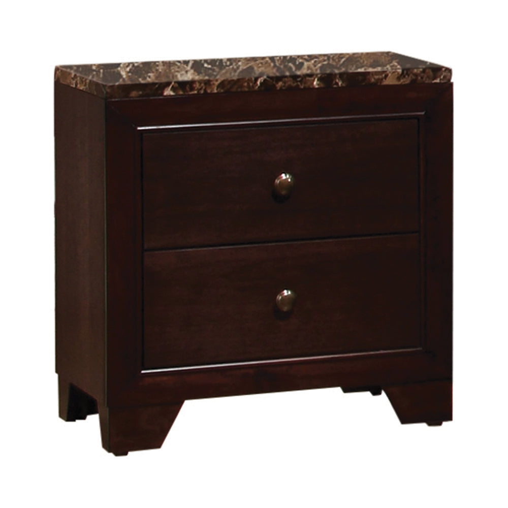 Coaster Conner 2-drawer Rectangular Nightstand Cappuccino Default Title