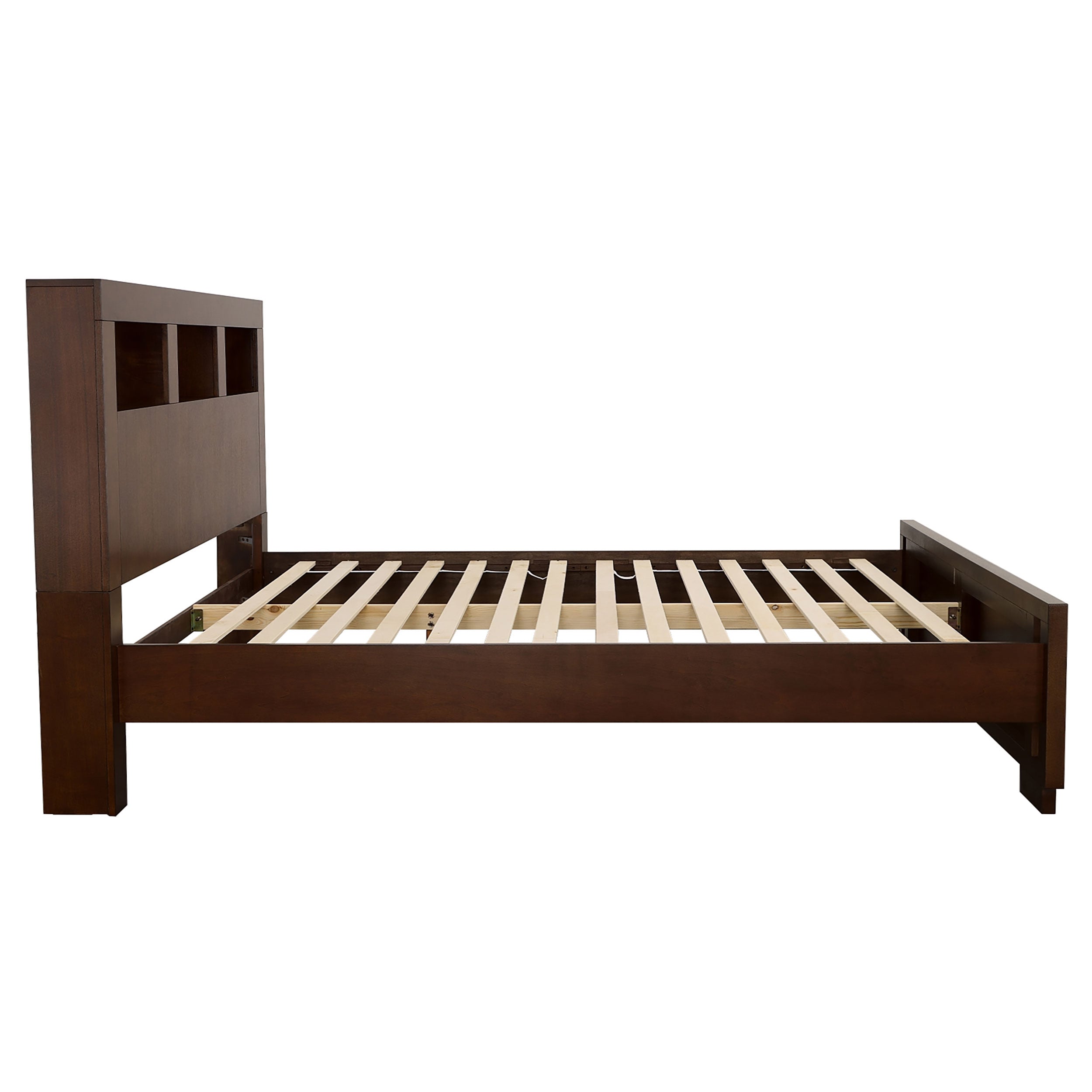 Coaster Jessica Bed with Storage Headboard Cappuccino Cal King