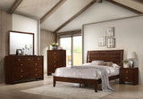 Coaster Serenity Panel Bedroom Set Rich Merlot Queen Set of 5