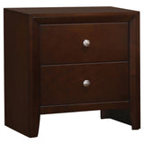 Coaster Serenity Rectangular 2-drawer Nightstand Rich Merlot Default Title