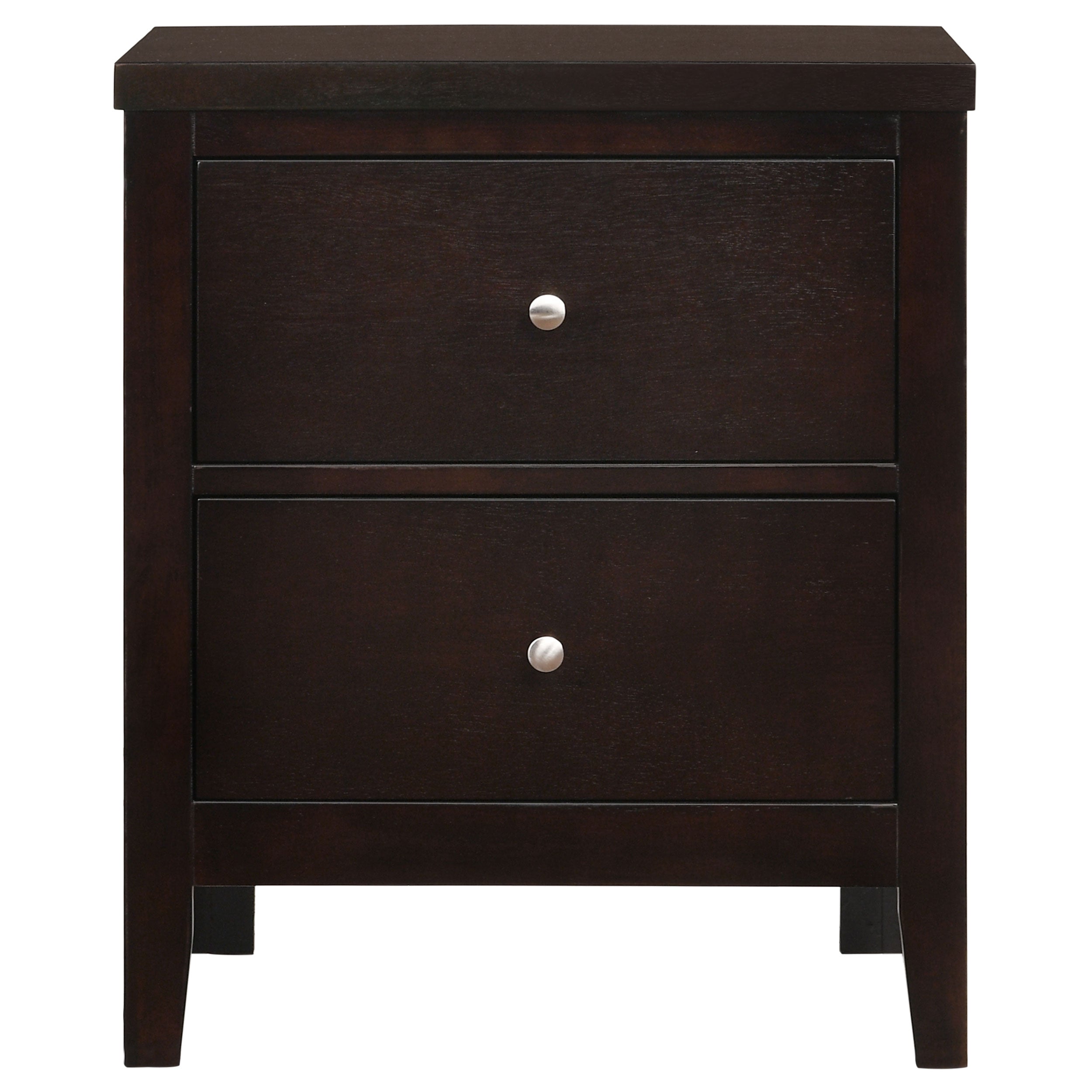 Coaster Carlton 2-drawer Rectangular Nightstand Cappuccino Default Title