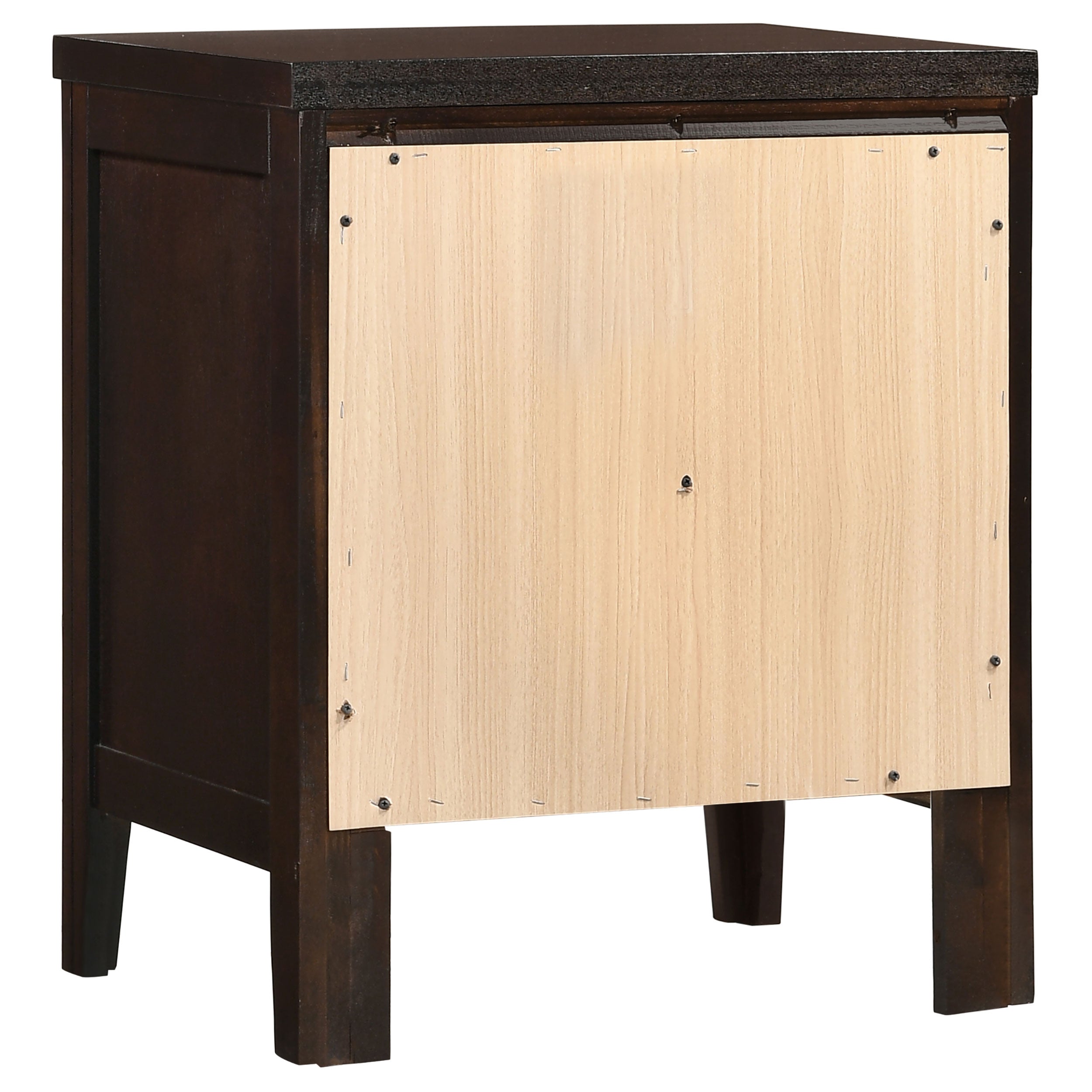 Coaster Carlton 2-drawer Rectangular Nightstand Cappuccino Default Title