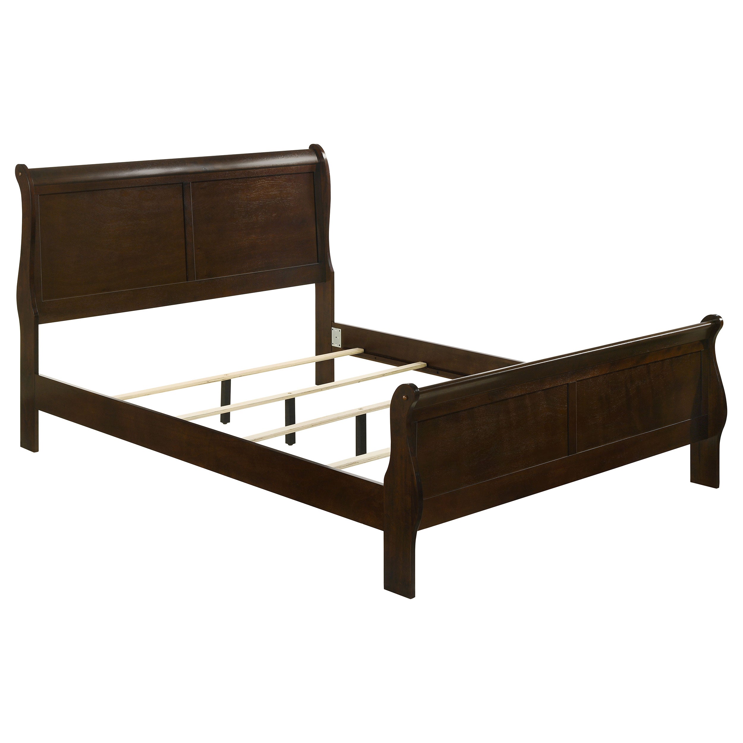 Coaster Louis Philippe Panel Bedroom Set with High Headboard Twin Set of 5