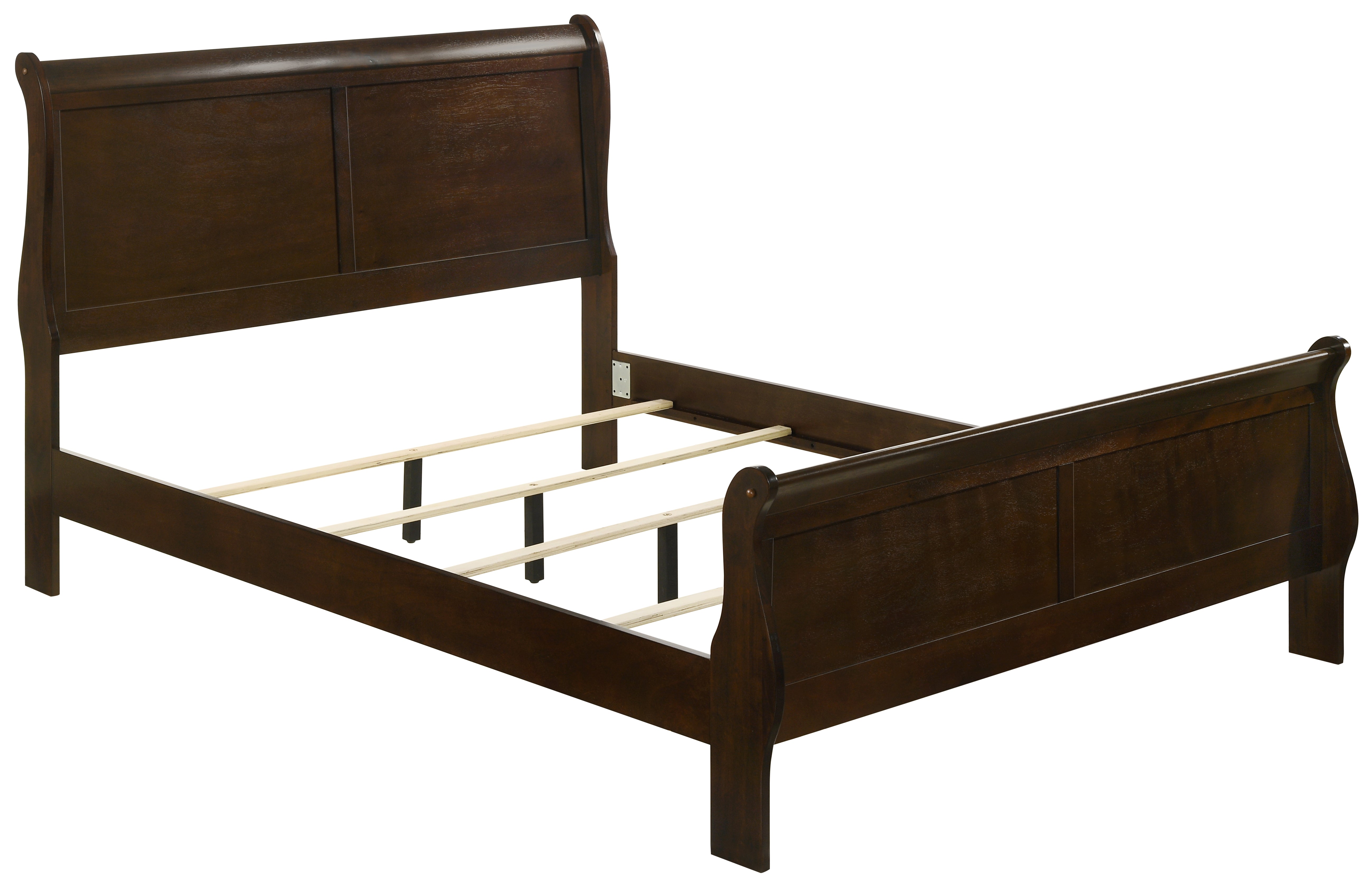 Coaster Louis Philippe Panel Bedroom Set with High Headboard Twin Set of 5