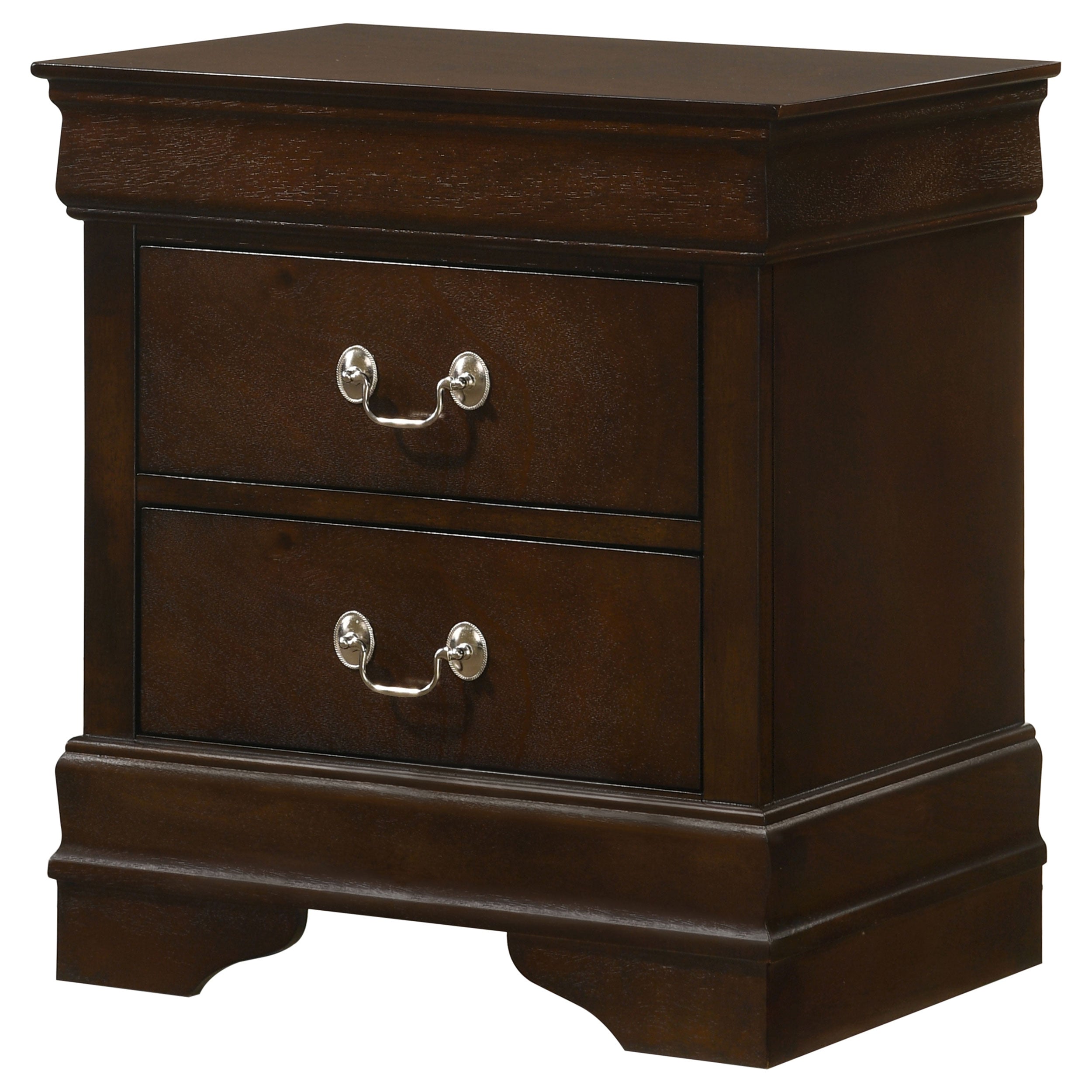 Coaster Louis Philippe 2-drawer Nightstand Cappuccino Default Title