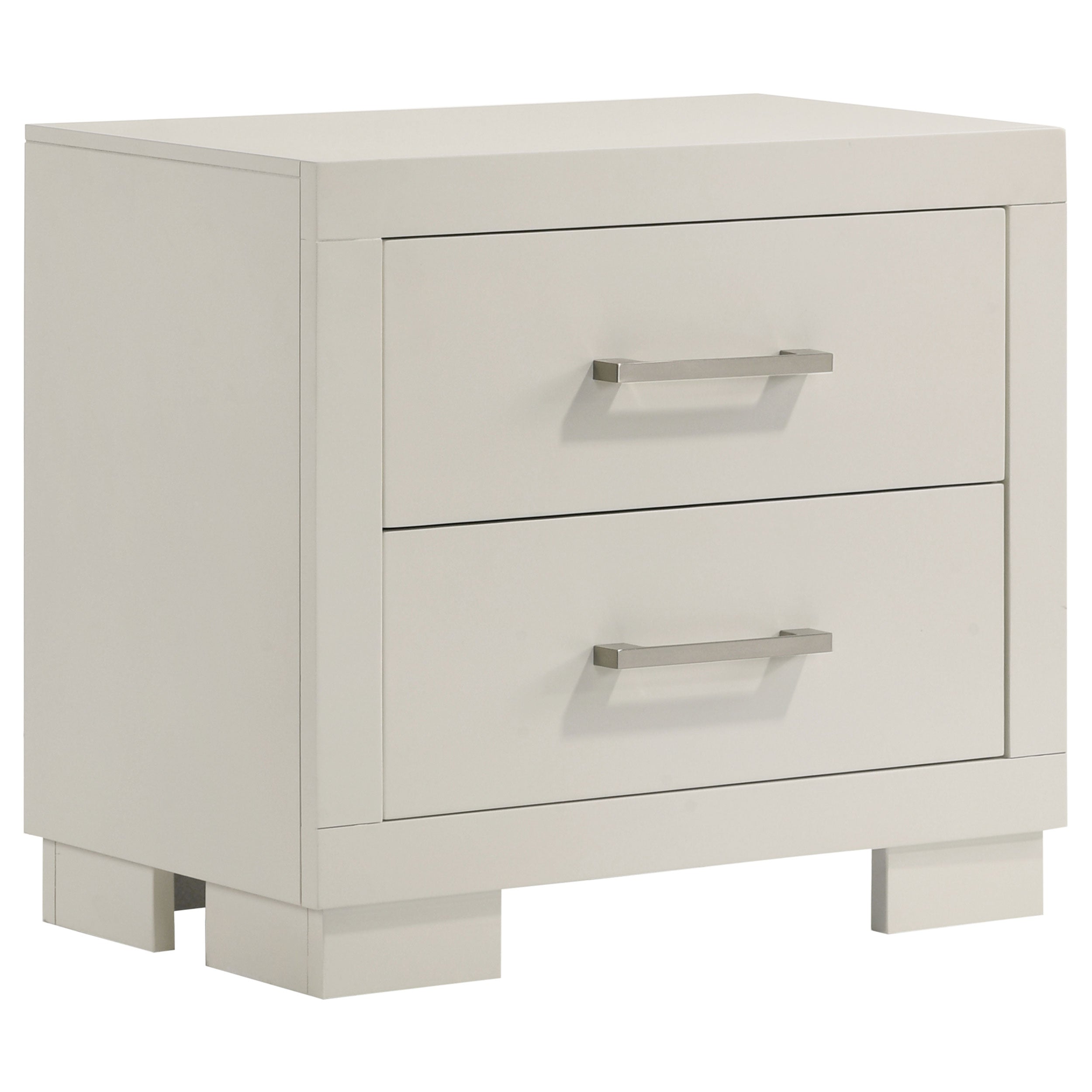 Coaster Jessica 2-drawer Nightstand White Default Title