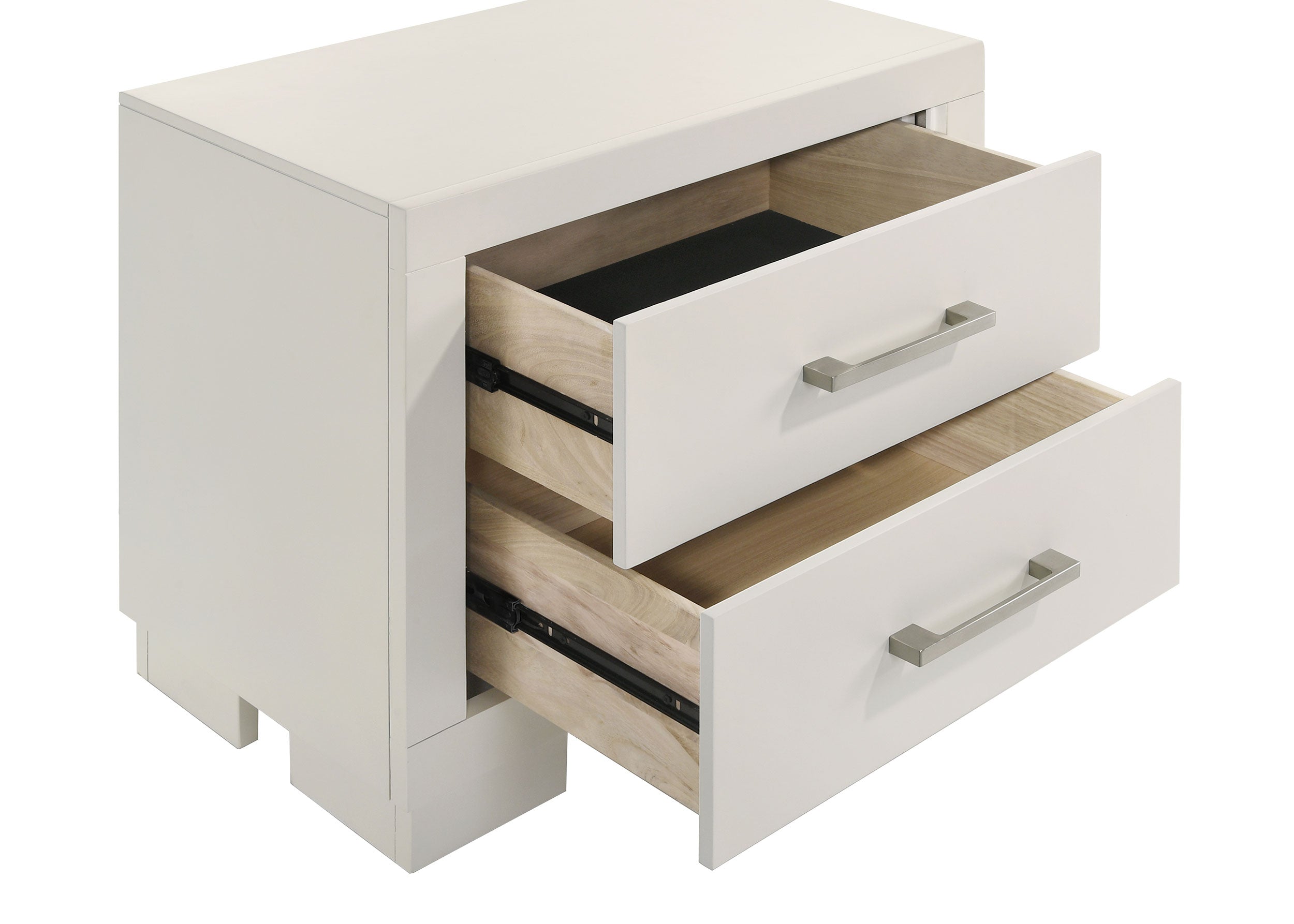 Coaster Jessica 2-drawer Nightstand White Default Title