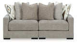 Aslan Court 2-Piece Loveseat Sectional