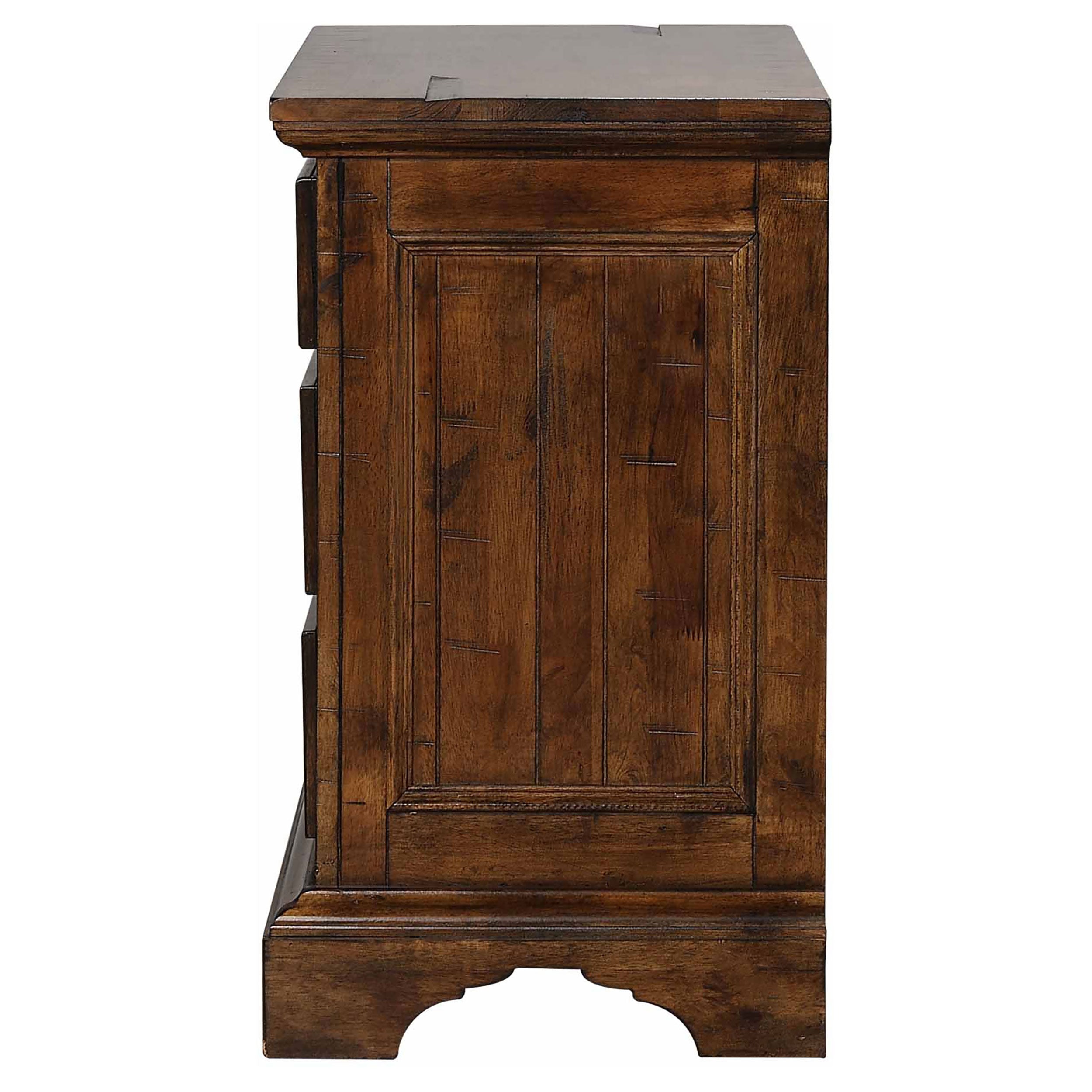 Coaster Elk Grove 3-drawer Nightstand Vintage Bourbon Default Title