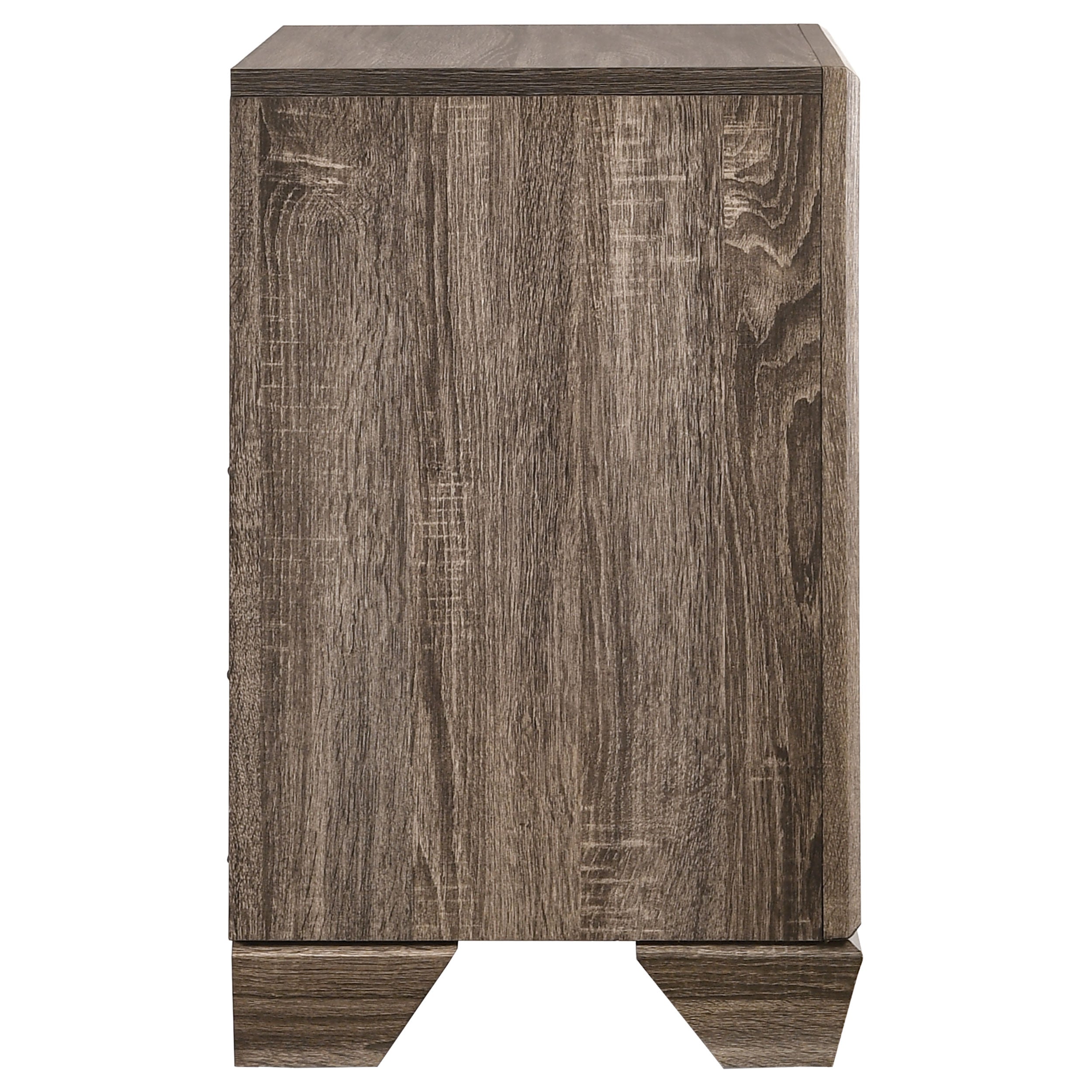 Coaster Kauffman 2-drawer Nightstand Washed Taupe Default Title