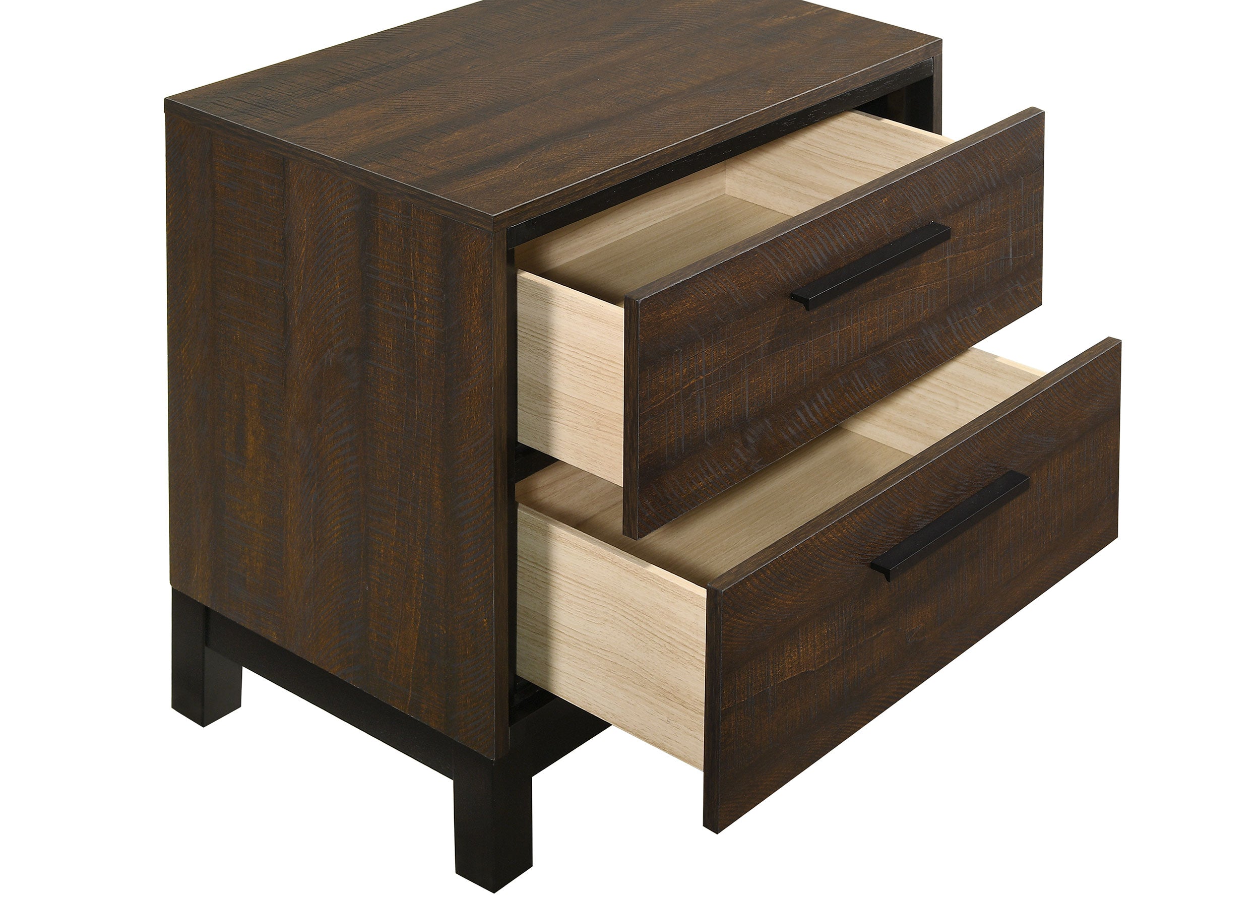 Coaster Edmonton 2-drawer Nightstand Rustic Tobacco Default Title