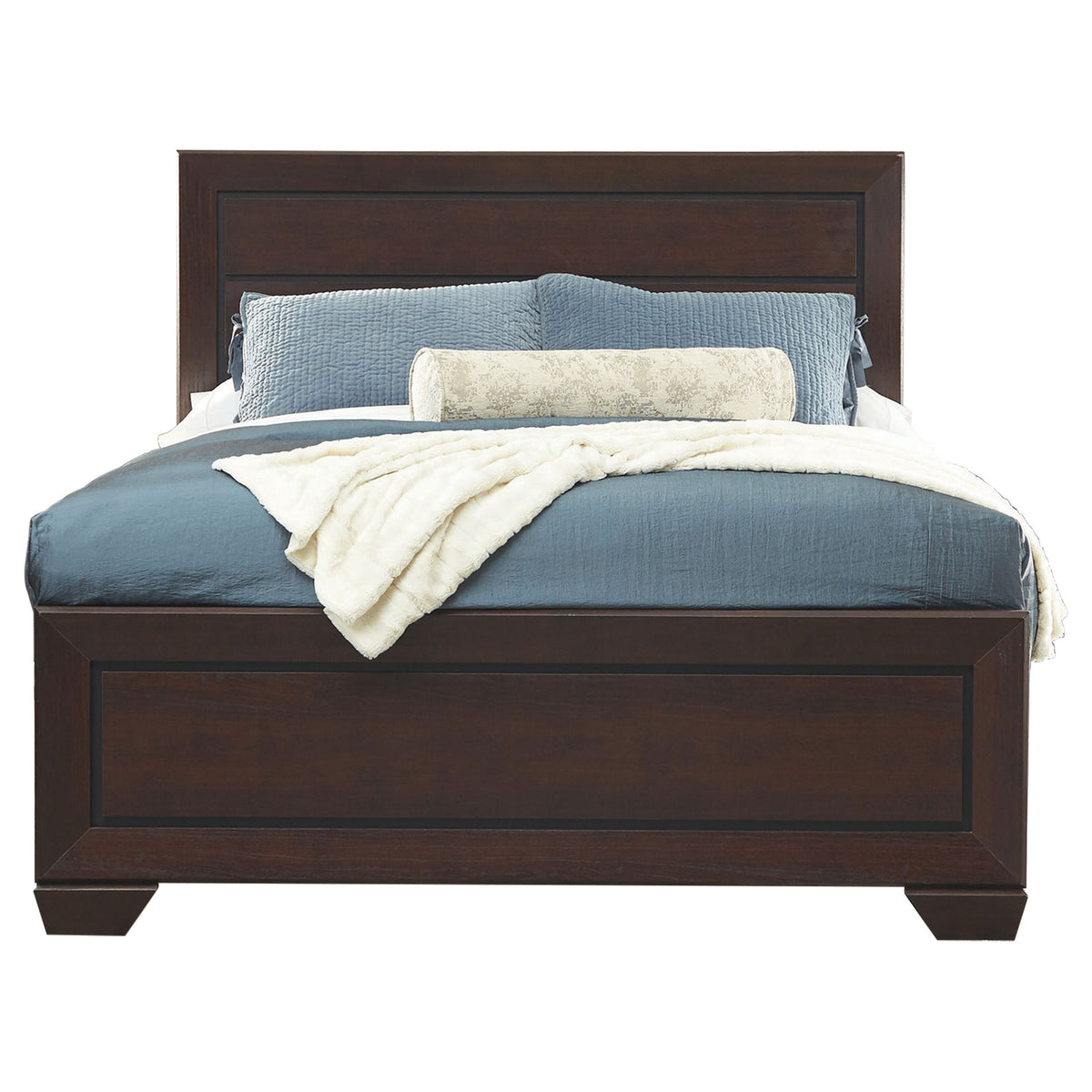 Coaster Kauffman Panel Bed Dark Cocoa Queen