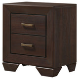 Coaster Kauffman 2-drawer Nightstand Dark Cocoa Default Title