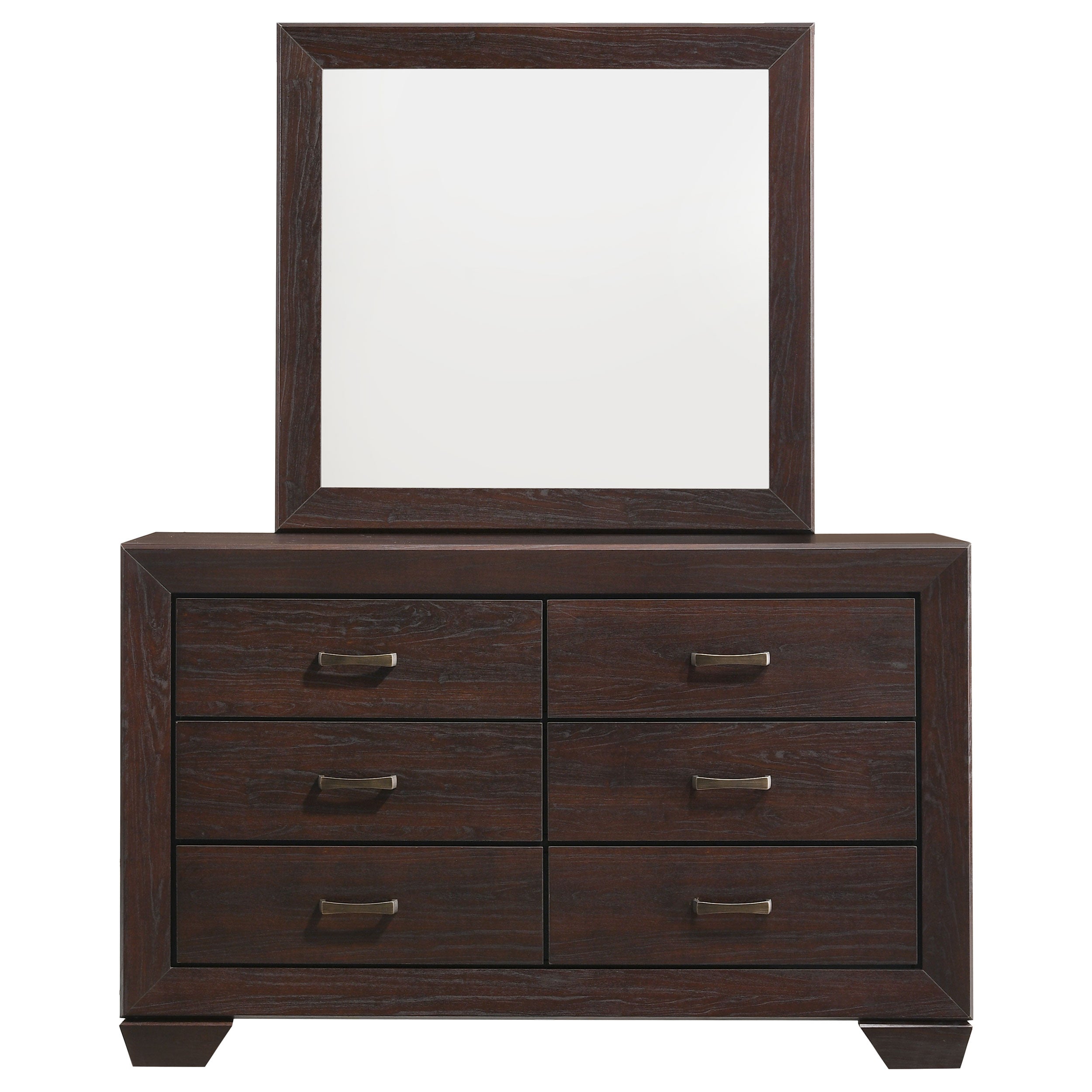 Coaster Kauffman 6-drawer Dresser with Mirror Dark Cocoa No Mirror