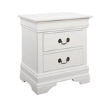 Coaster Louis Philippe 2-drawer Nightstand White Default Title