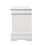 Coaster Louis Philippe 2-drawer Nightstand White Default Title