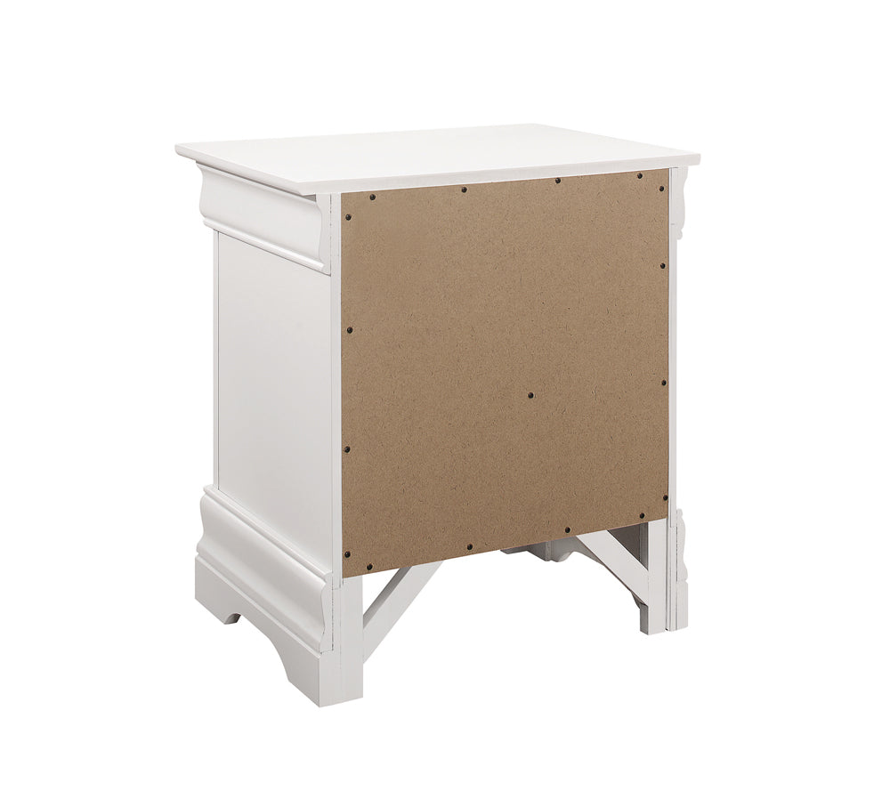 Coaster Louis Philippe 2-drawer Nightstand White Default Title