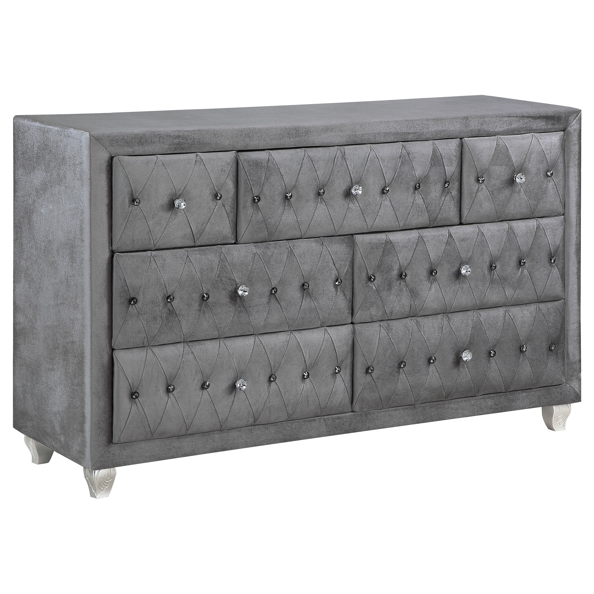 Coaster Deanna 7-drawer Rectangular Dresser Grey Default Title