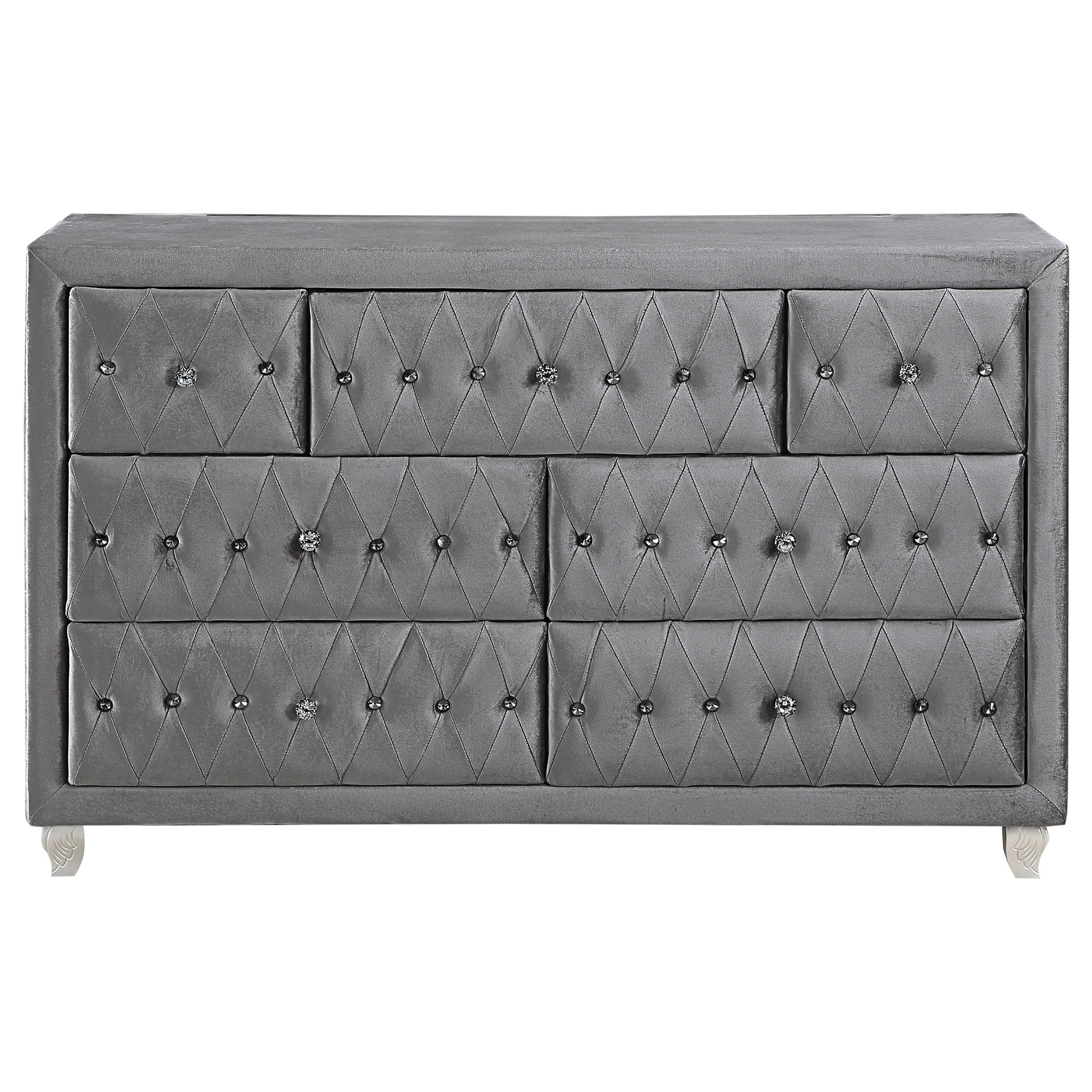 Coaster Deanna 7-drawer Rectangular Dresser Grey Default Title