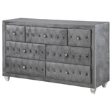 Coaster Deanna 7-drawer Rectangular Dresser Grey Default Title