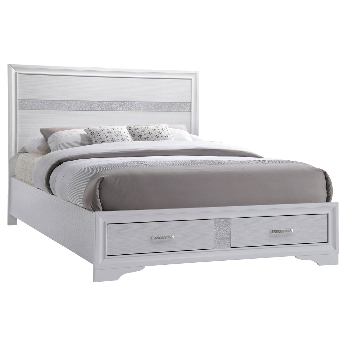 Coaster Miranda 2-drawer Storage Bed White Eastern King