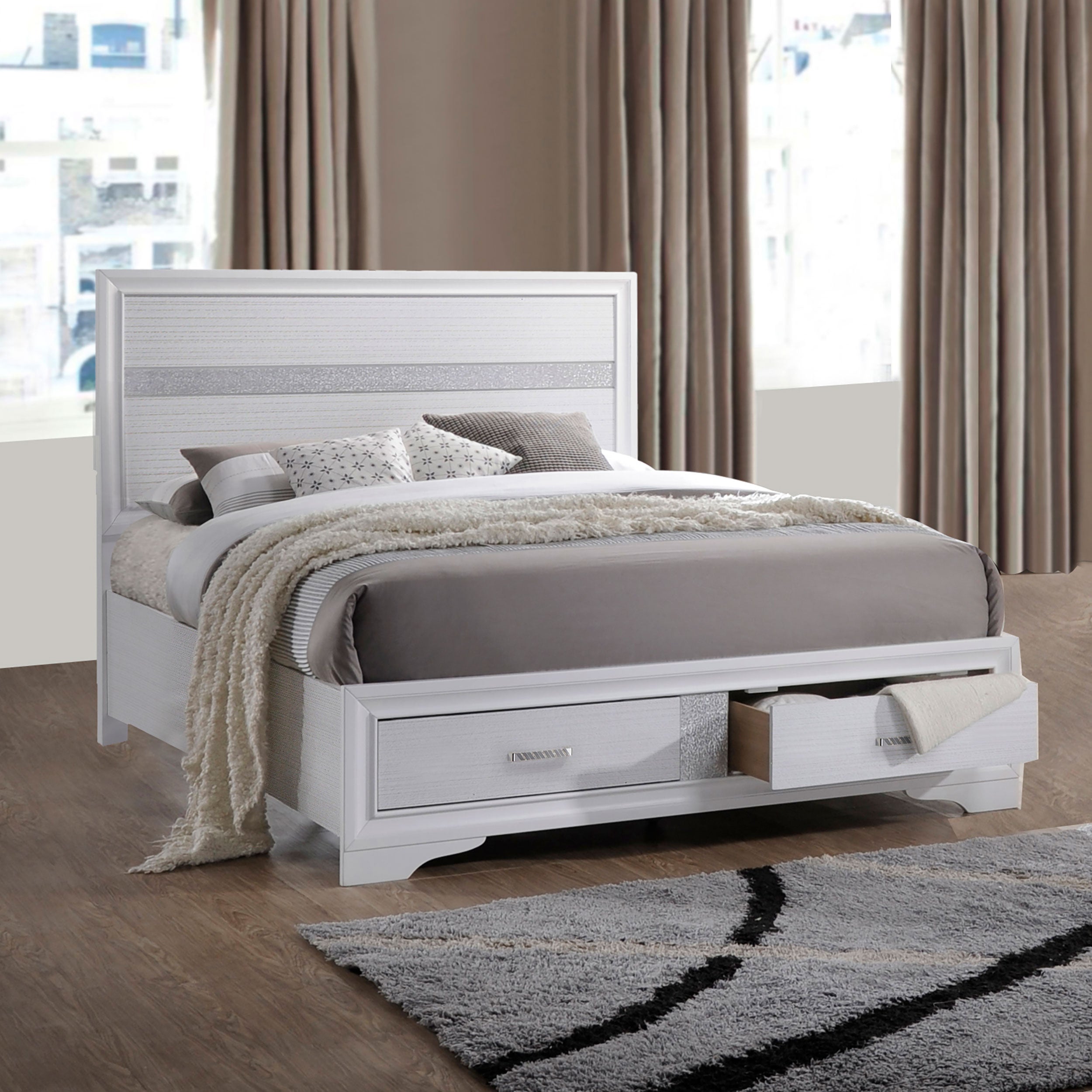 Coaster Miranda 2-drawer Storage Bed White Twin