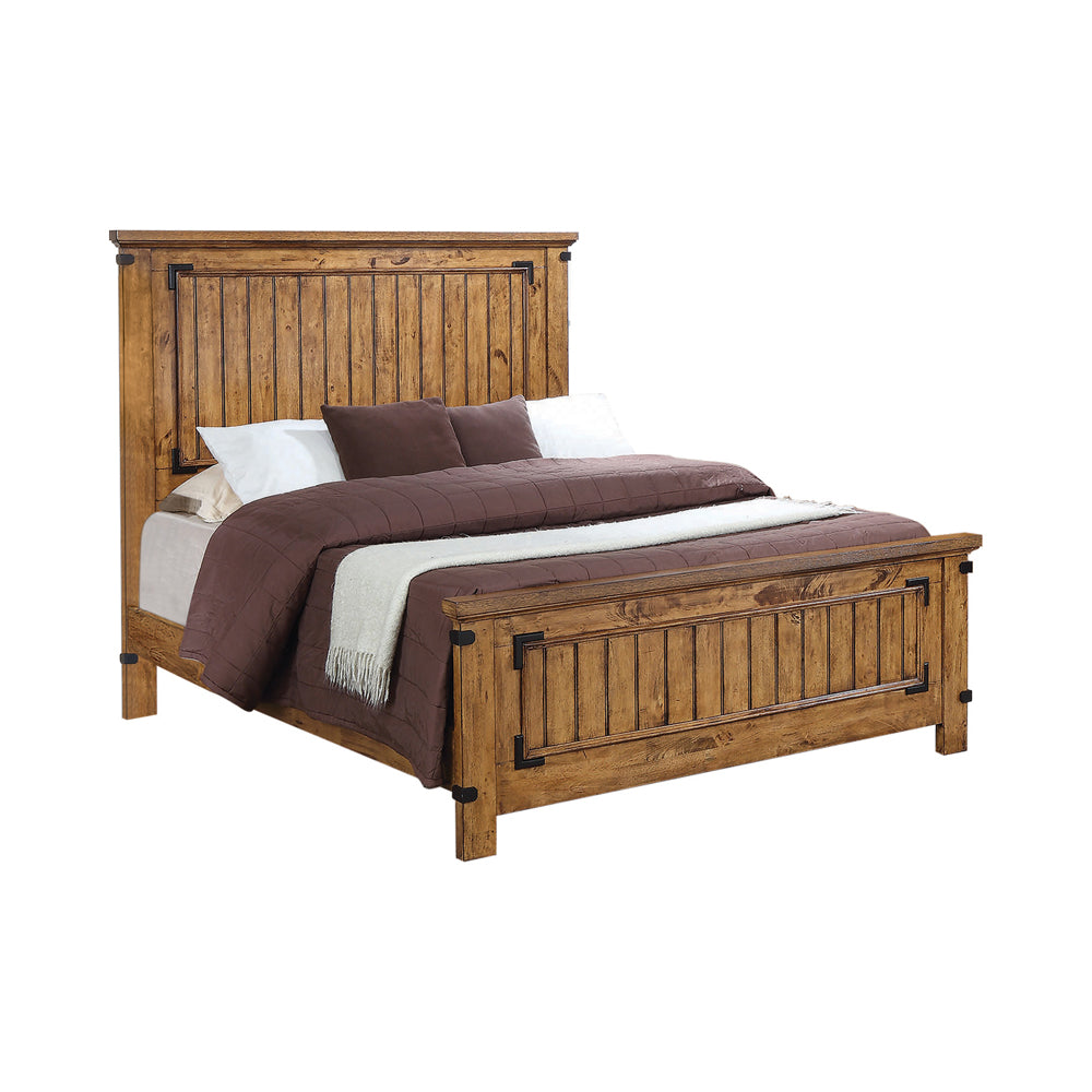 Coaster Brenner Panel Bed Rustic Honey Full