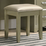 Coaster Beaumont Upholstered Vanity Stool Champagne Gold and Champagne Default Title